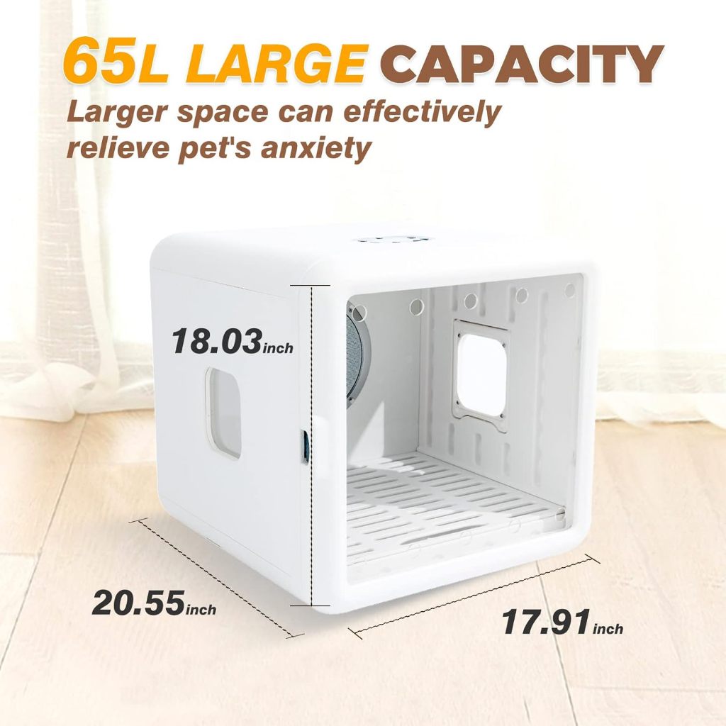Automatic Pet Dryer Box: Spa-Like Drying for Cats & Small Dogs